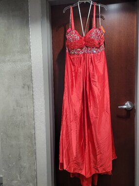 Fabulouss! by Mac Duggal 75726 Size 24W Red Prom Dress